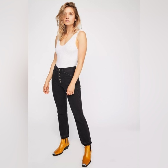 Free People The Dylan High Rise Bootcut Jeans - Picture 2 of 13